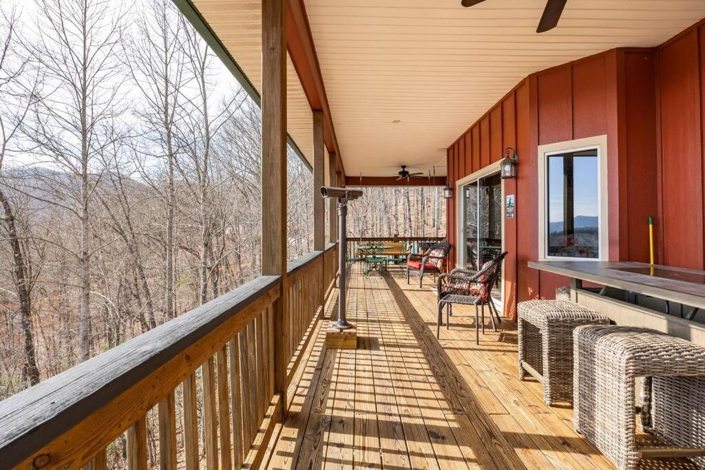 Red Rooster Family Cabin W/Hot Tub+Fire Pit+View Franklin Exterior foto